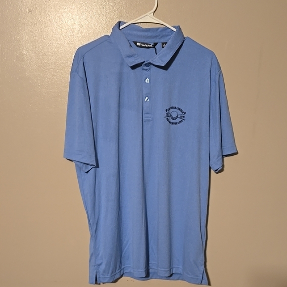 Travis Mathew Golf Polo‎ Shirt Blue Mens Size XL NWT - Picture 1 of 5